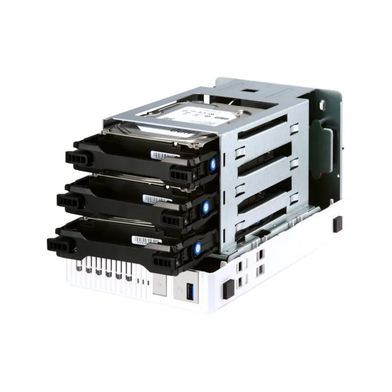 Serveur Nas Qnap 3 Baies Avec 3 Emplacements Ssd M.2 Et Un Sfp+ 10Gbe