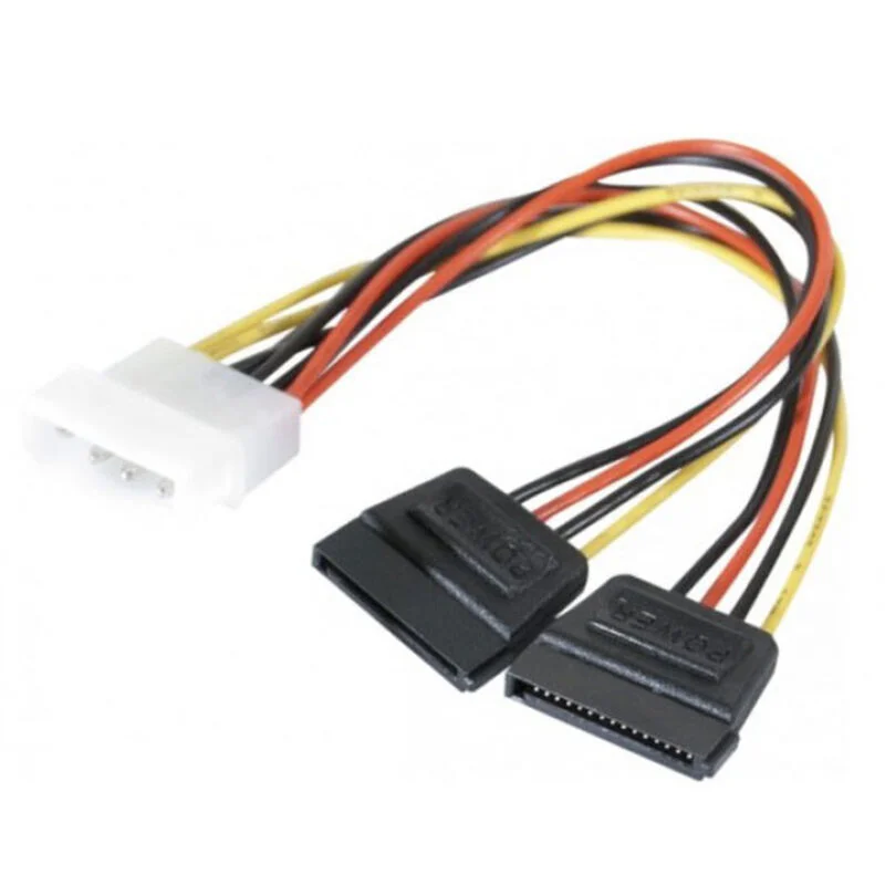 Câble Alimentation Molex Vers 2 Sata