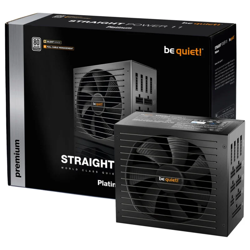 Alimentation Be Quiet 1000W Puissance Droite 11 80+ Platinum (Bn309)