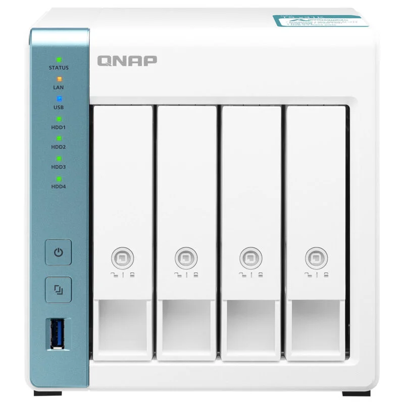 Serveur Nas Qnap Ts-431K 4 Baies 4 To (Sans Disque)