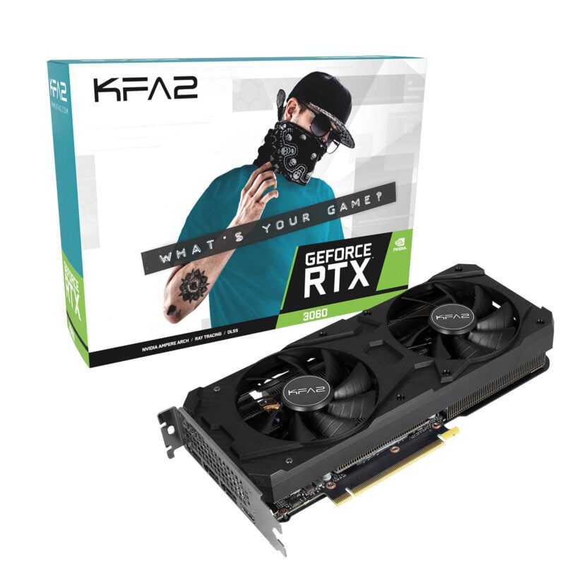 Carte Graphique Kfa2 Geforce Rtx 3060 Oc En 1 Clic