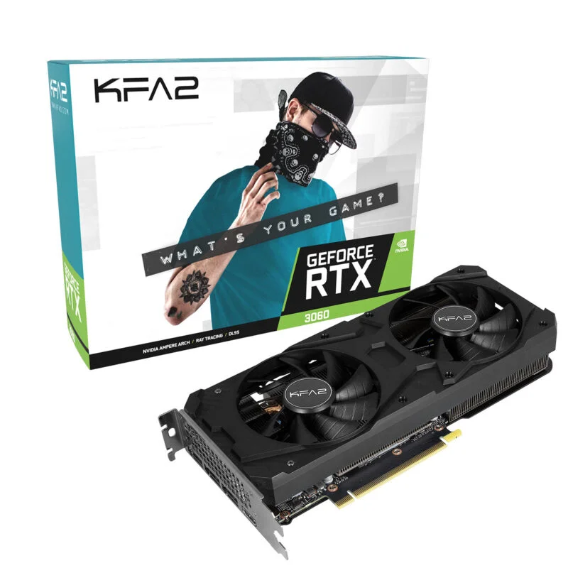 Carte Graphique Kfa2 Geforce Rtx 3060 Oc En 1 Clic