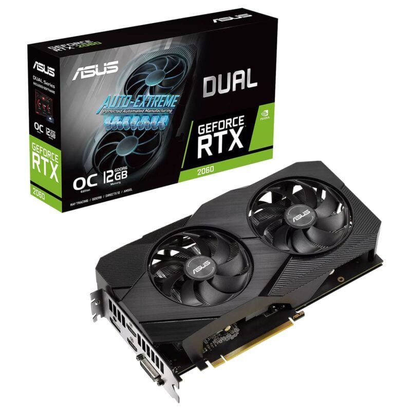 Carte Graphique ASUS Dual NVIDIA GeForce RTX 2060 EVO OC