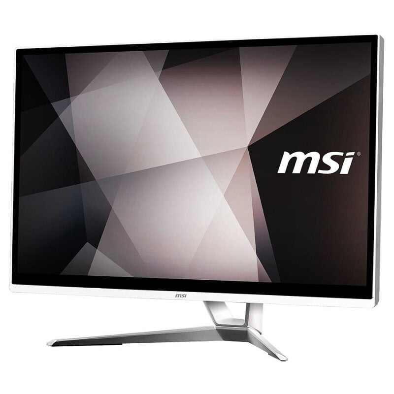 Pc De Bureau All In One Msi Pro 22Xt 10M Pentium G6400 4Go 256Go Ssd Blanc