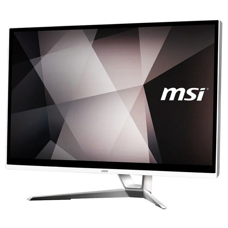 Pc De Bureau All In One Msi Pro 22Xt 10M Pentium G6400 4Go 256Go Ssd Blanc