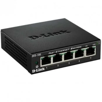 SWITCH D-LINK DES-105/E 5 PORTS 10/100 MPBS