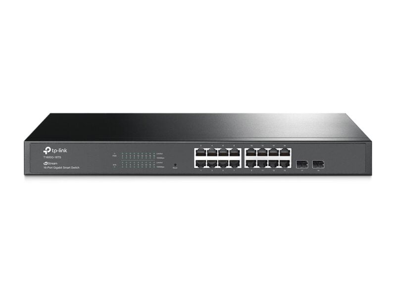 Switch Tp-Link 16 Ports Avec 2 Emplacements Sfp
