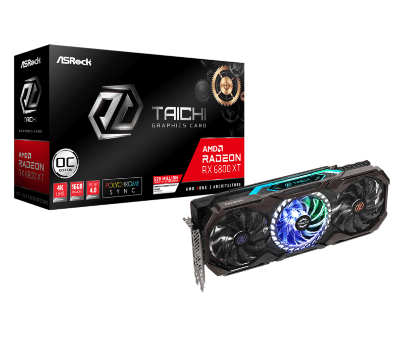 CARTE GRAPHIQUE ASROCK RADEON RX6800XT TAICHI 16G