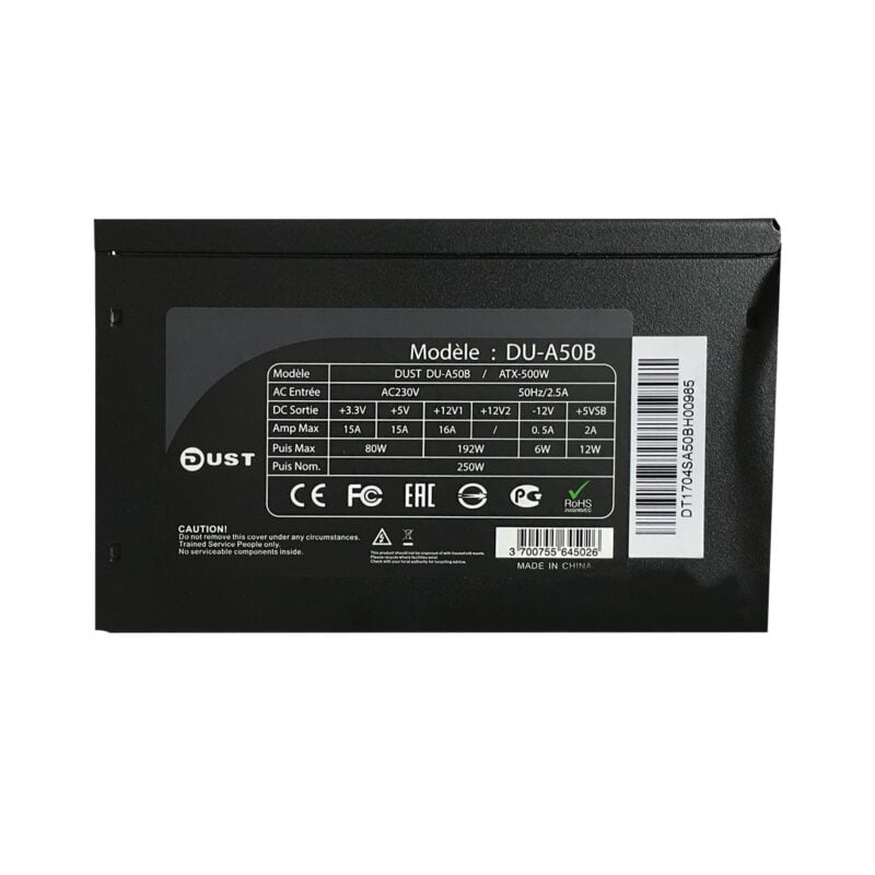 Alimentation Dust Atx 500Watts – Image 2