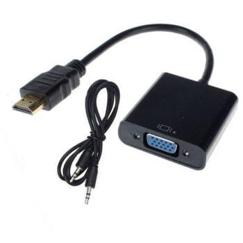 Adaptateur HDMI vers VGA avec Audio
