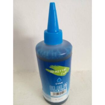 Bouteille encre HP NI-H2114C Cyan 250ML