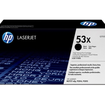 Toner LaserJet HP 53X Noir Original (Q7553X)