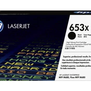 Toner LaserJet HP 653X Noir Original (CF320X)