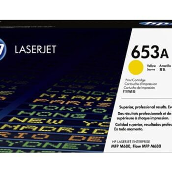 Toner LaserJet HP 653A Jaune Original (CF322A)