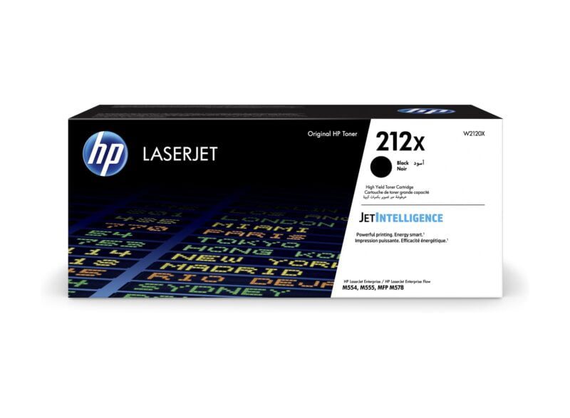Toner Laserjet Hp 212X Noir Original (W2120X)