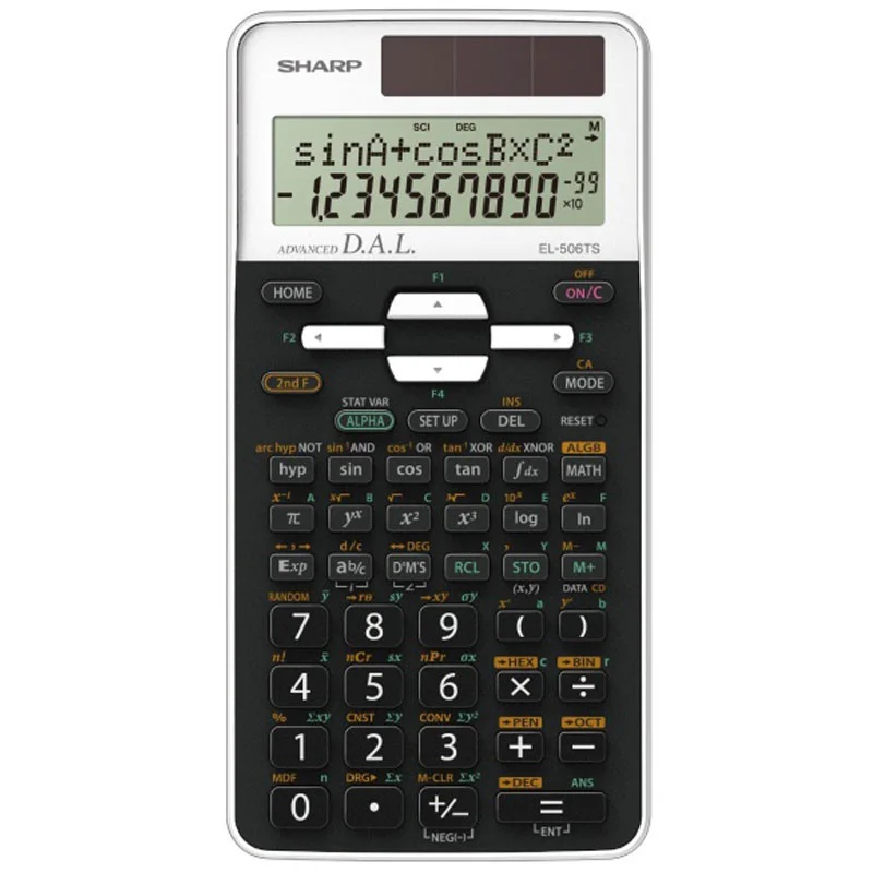 Calculatrice Scientifique SHARP EL-506TS-WH image 0