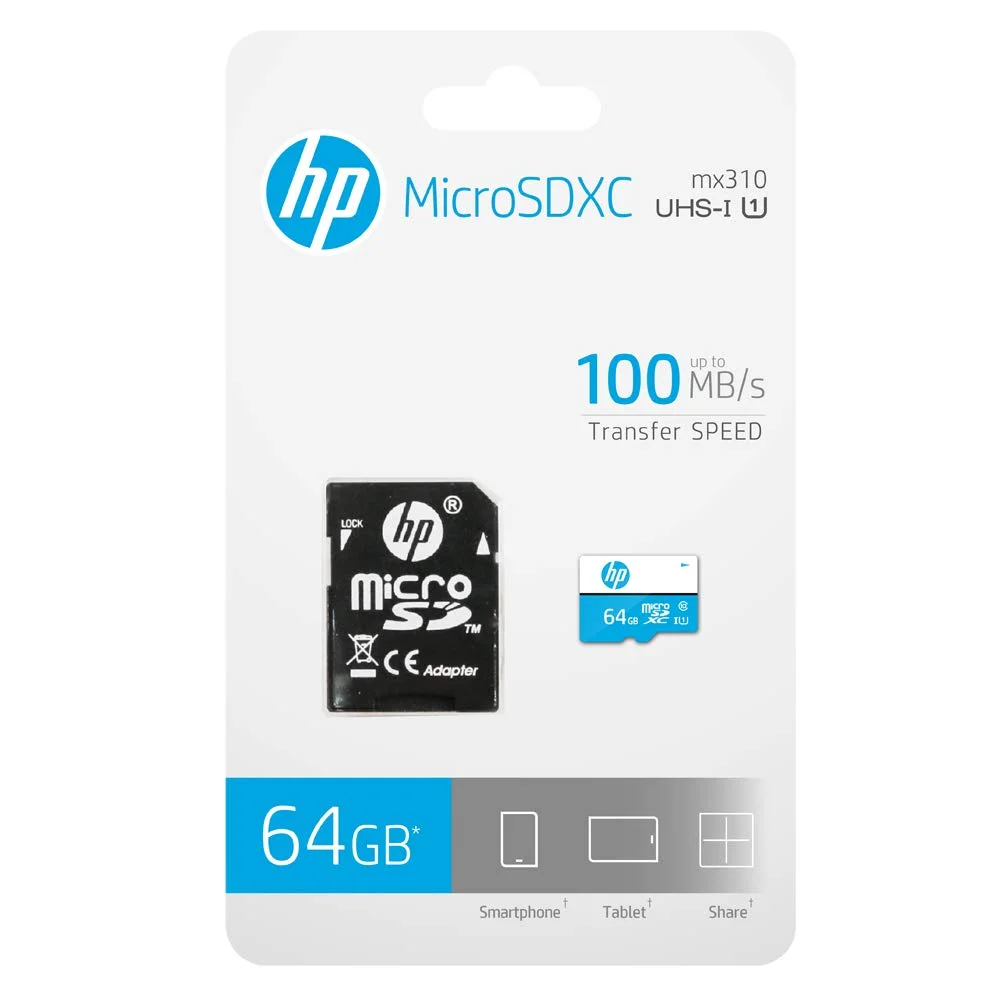 Slide  #3 Carte mémoire micro SD 64 Go classe 10 HP