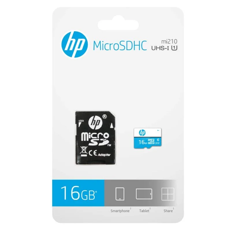 Carte Mémoire Microsd 16 Go Classe 10 Hp – Image 2