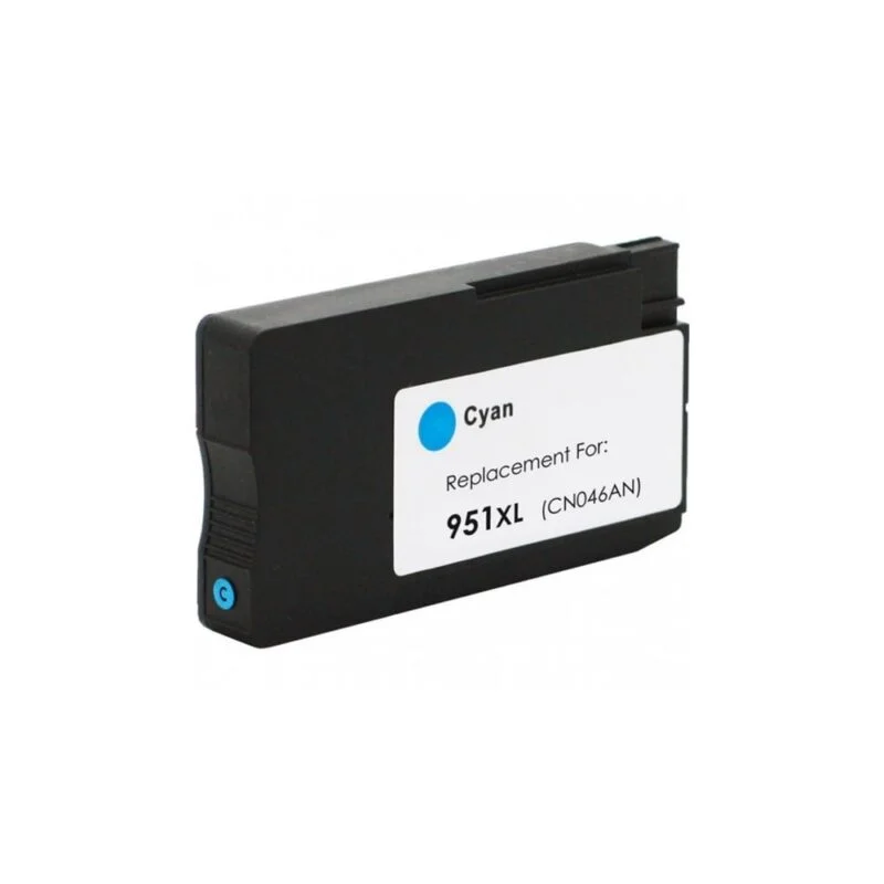 Cartouche Jet D’encre Adaptable Hp 951Xl Cyan (Cn046Ae)