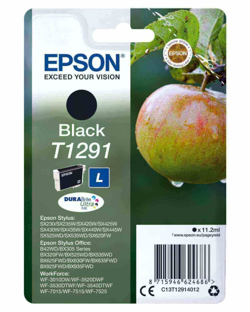 Cartouche d'encre Epson T1291 Noir Original