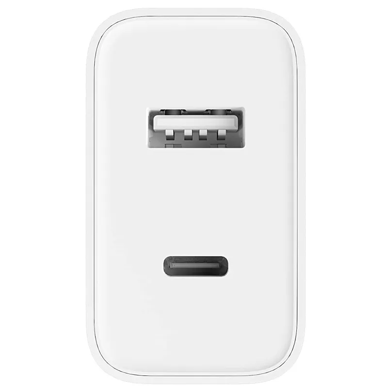 Adaptateur Secteur Xiaomi 33W 2 Ports Usb-C + Usb-A Blanc 2 Chargeur Secteur Xiaomi 32427 2 Ports 33W Blanc (1)
