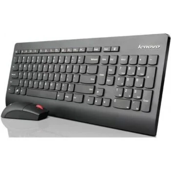 Clavier + Souris LENOVO AZERTY Sans Fil Noir