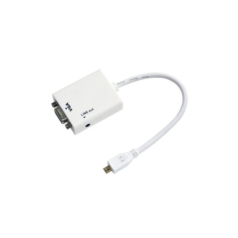 Adaptateur VGA vers HDMI Avec Jack - Tunewtec Tunisie