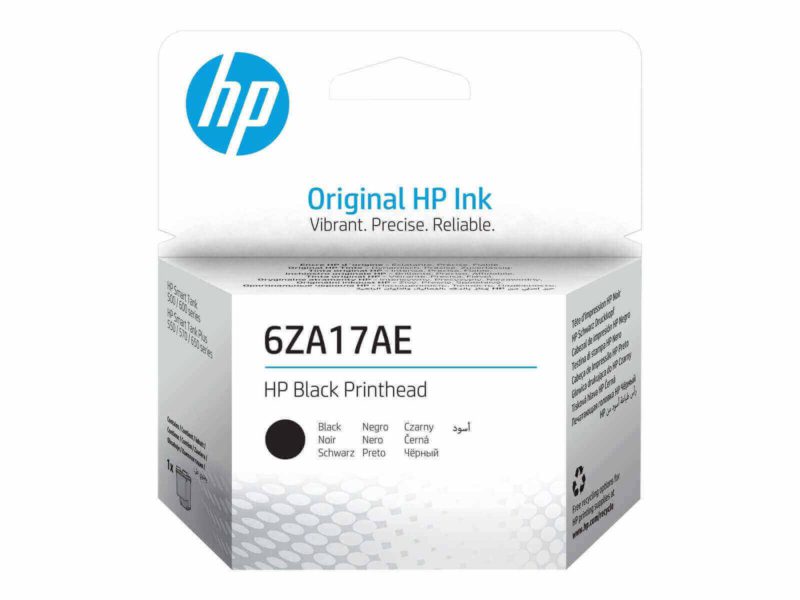 Tête D’impression D’origine Hp 6Za17Ae Noir