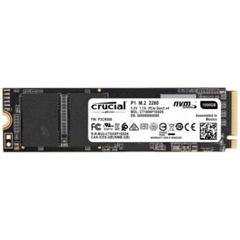 DISQUE DUR INTERNE SSD 1TO M.2 NVME CRUCIAL (CT1000P1)