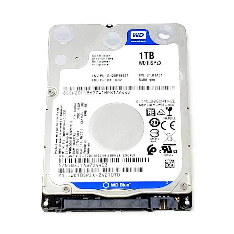 WD Blue WD10SPZX - Disque dur - 1 To - interne - 2.5 - SATA 6Gb/s