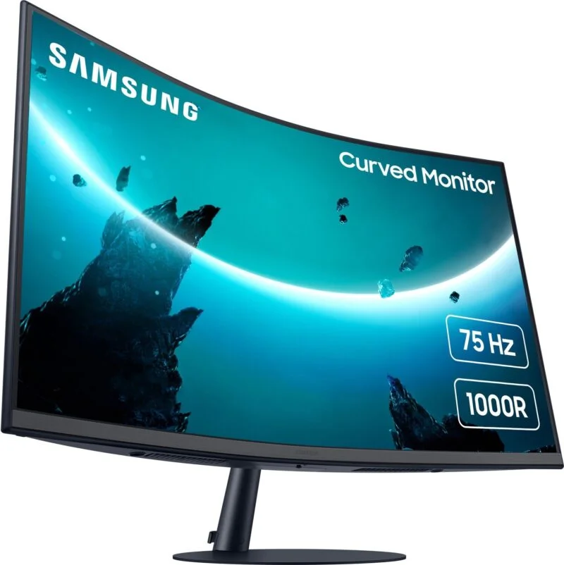Ecran Curved Monitor LED FULL HD 27” SAMSUNG Gris (LC27T550)