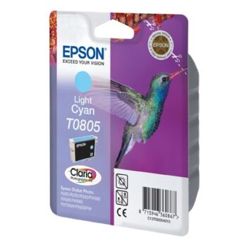 Cartouche d'encre Epson T0805 Cyan Clair Original