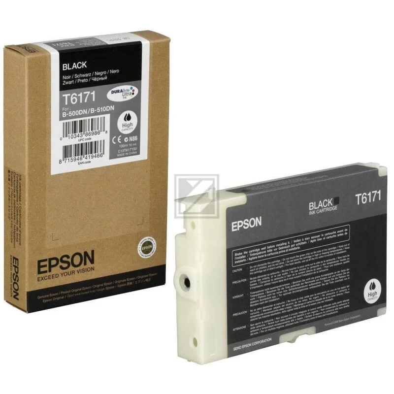 Cartouche Epson T6171 Noir Grande Capacité