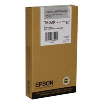 Cartouche D’encre Epson T6039 Gris Clair 220 ML