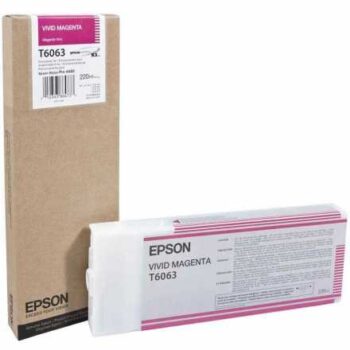 Cartouche D’encre Epson T6063 Vivid Magenta 220 ML