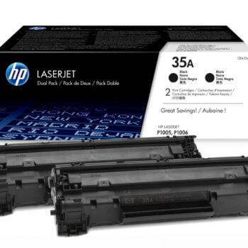 2 pack Toner LaserJet HP 35A Noir Original (CB435AD)