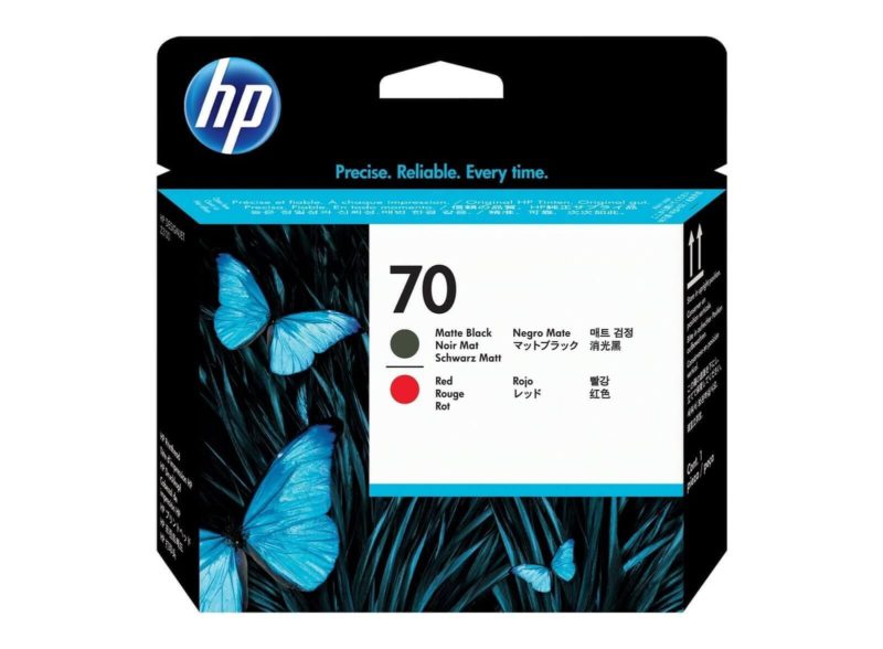 Tête D’impression Hp Designjet 70 Noir Mat Et Rouge (C9409A)