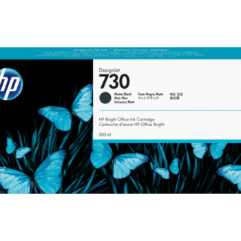 Cartouche D’encre HP 730 Noir Mat 300 ML (P2V71A)