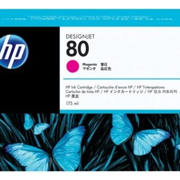 Cartouche D’encre HP Designjet 80 Magenta 175 ML (C4874A)