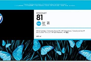 Cartouche D’encre HP 81 Dye Cyan 680 ML (C4931A)