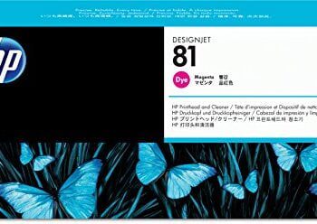 Tête D’impression HP Designjet 81 Dye Magenta et Nettoyeur de Tête D’impression (C4952A)