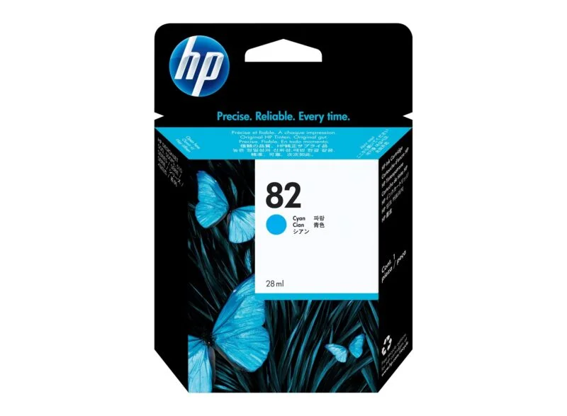 Cartouche Hp Designjet 82 Cyan 28 Ml (Ch566A)