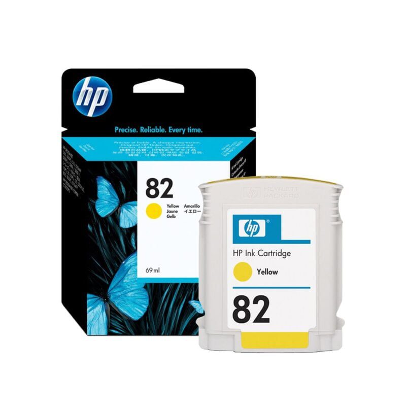 Cartouche D’encre Hp 82 Jaune Original (Ch568A)