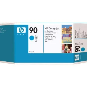 HP 90 pack de 3 cartouches d’encre cyan DesignJet de 400 ml (C5083A)