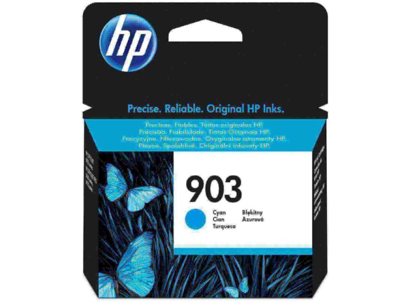 Cartouche D’encre Hp 903 Cyan Authentique (T6L87Ae)