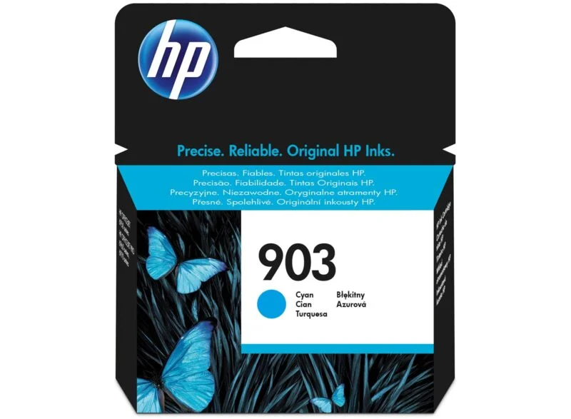 Cartouche D’encre Hp 903 Cyan Authentique (T6L87Ae)