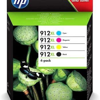 Pack de 4 Cartouches HP 912XL Noir et Couleurs (3YP34AE)