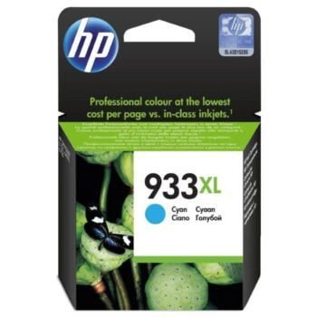Cartouche D’encre HP 933XL Cyan Grande Capacité Authentique (cn054ae)