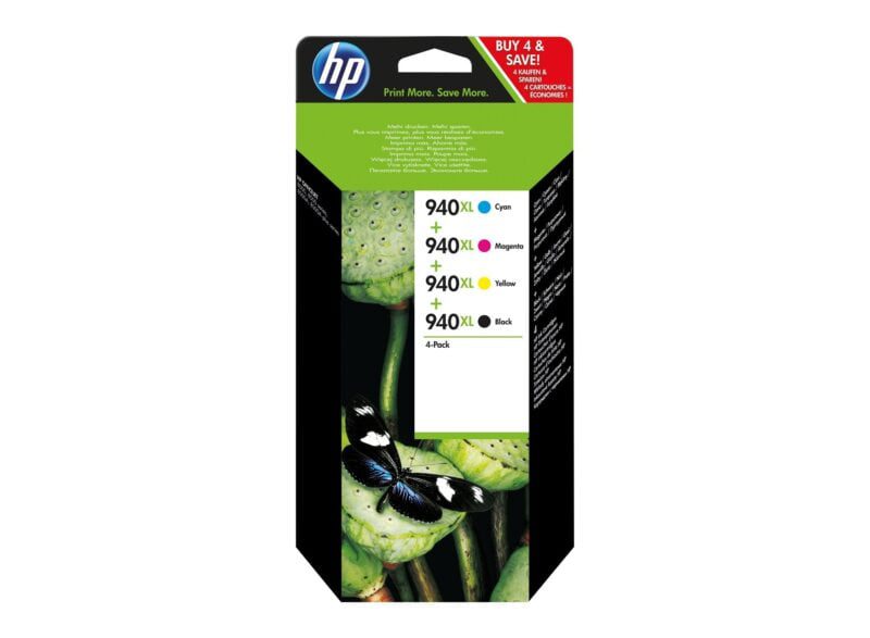 Pack 4 Cartouches Hp 920Xl Noir Cyan Magenta Jaune (C2N93Ae)