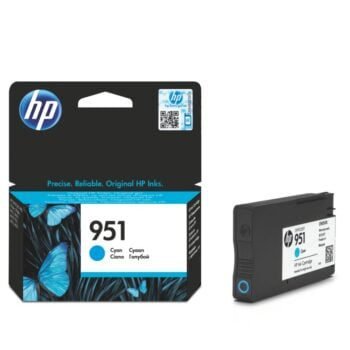 Cartouche D’encre HP 951 Cyan Authentique (cn050ae)
